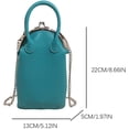thumbnail image 6 of SPEKSEE PU Leather All-Match Shoulder Bag Kisslock Elegant Satchel Bag Metal Buckle Shoulder Bag Female Travel Work Shopping Bag, 6 of 18