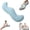 Blue, variant on Pea Pod Body Pillow for Side Sleepers, Ergonomic Support for Hips and Legs, Ice Silk Fabric with Cooling Memory Foam, Suitable for Heights Under 165 cm (Gray)