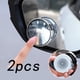 thumbnail image 5 of Espejo retrovisor para coche, accesorios exteriores con marco, para aparcamiento, gran angular, transparente Plata, 5 of 9