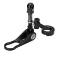 thumbnail image 4 of Abrazadera de tija de sillín de bicicleta de liberación rápida de aleación de aluminio y clip de marco trasero para bicicletas plegables - Negro anodizado, 4 of 8