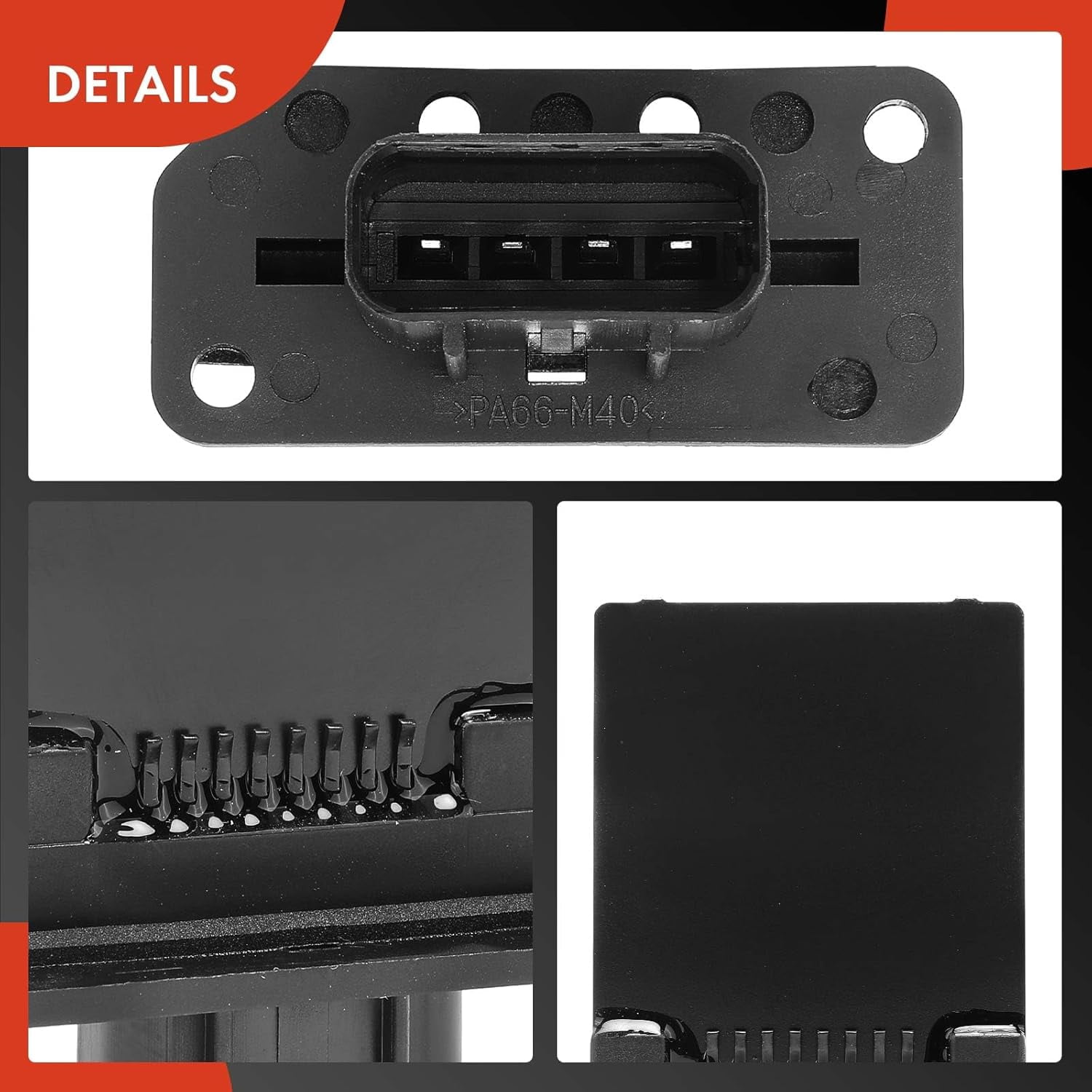 A-Premium Blower Motor Resistor Replacement for Ford Escape 2008-2012 Taurus Taurus X 2008-2009 Mercury Mariner 2008-2011 Sable