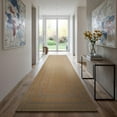 thumbnail image 4 of Beverly Rug Easy Jute Outdoor Indoor Non Shedding Easy-Cleaning Rug Framed Natural 2x7, 4 of 7