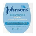 thumbnail image 4 of Johnson's Baby Powder, Pure Cornstarch, Aloe & Vitamin E, 22 Ounce (Pack of 2), 4 of 5