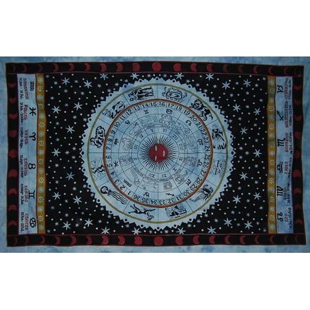 Cotton Tapestry Hanging - Astrological Tapestry Cotton Wall Hanging 88