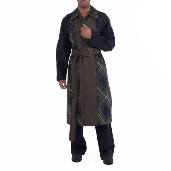 Burberry Short Reversible Bradford Car Coat, Brand Size 46 ( US Size 36 )