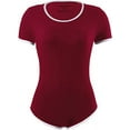 thumbnail image 5 of CutiePlusU Cotton Button Crotch Bodysuit Adult Baby Onesie Classics Romper Red XXXL, 5 of 5