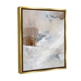 thumbnail image 4 of Stupell Industries Neutral Subtle Painting Abstract Painting Gold Floater Framed Canvas Art Print Wall Art, 17 x 21, 4 of 10