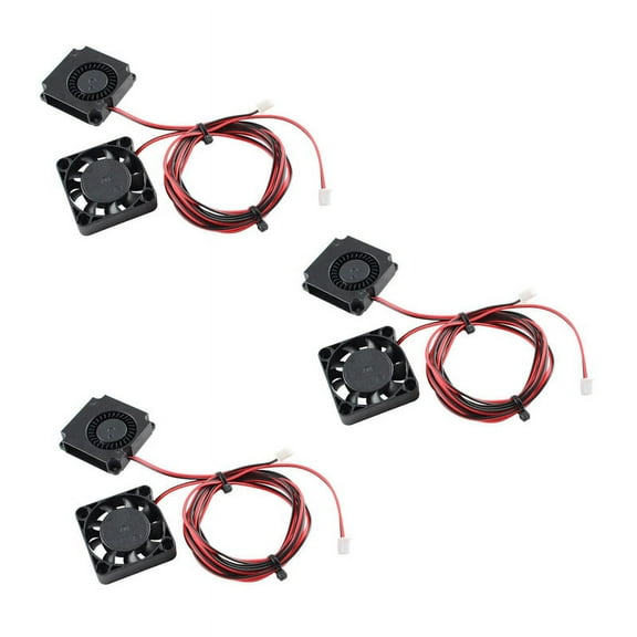 3X 4010 Fans DC 24V Extruder Hot End Fan and DC 24V Turbo Fan for Ender 3 / Ender 3 Pro 3D Printer
