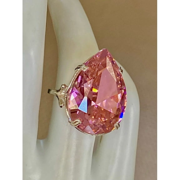 Natural Pink Sapphire Ring, 925 Sterling Silver Ring, Gift for Her, Gemstone Ring, Birthstone Rings for Women, Gift For Her