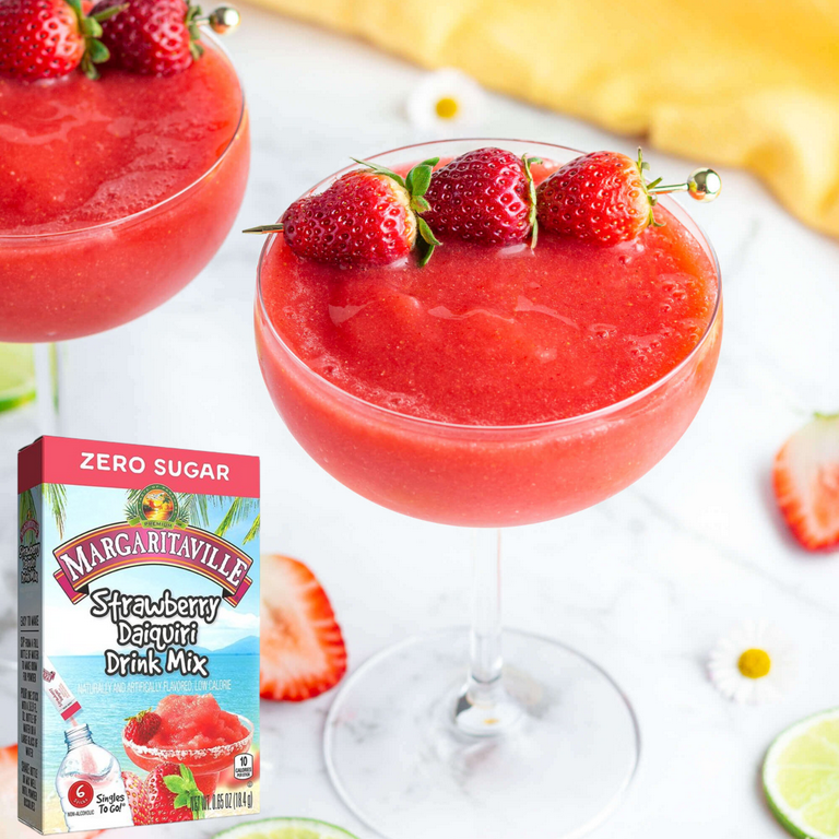 Strawberry Daiquiri Drinks To Make In Margaritaville Machine