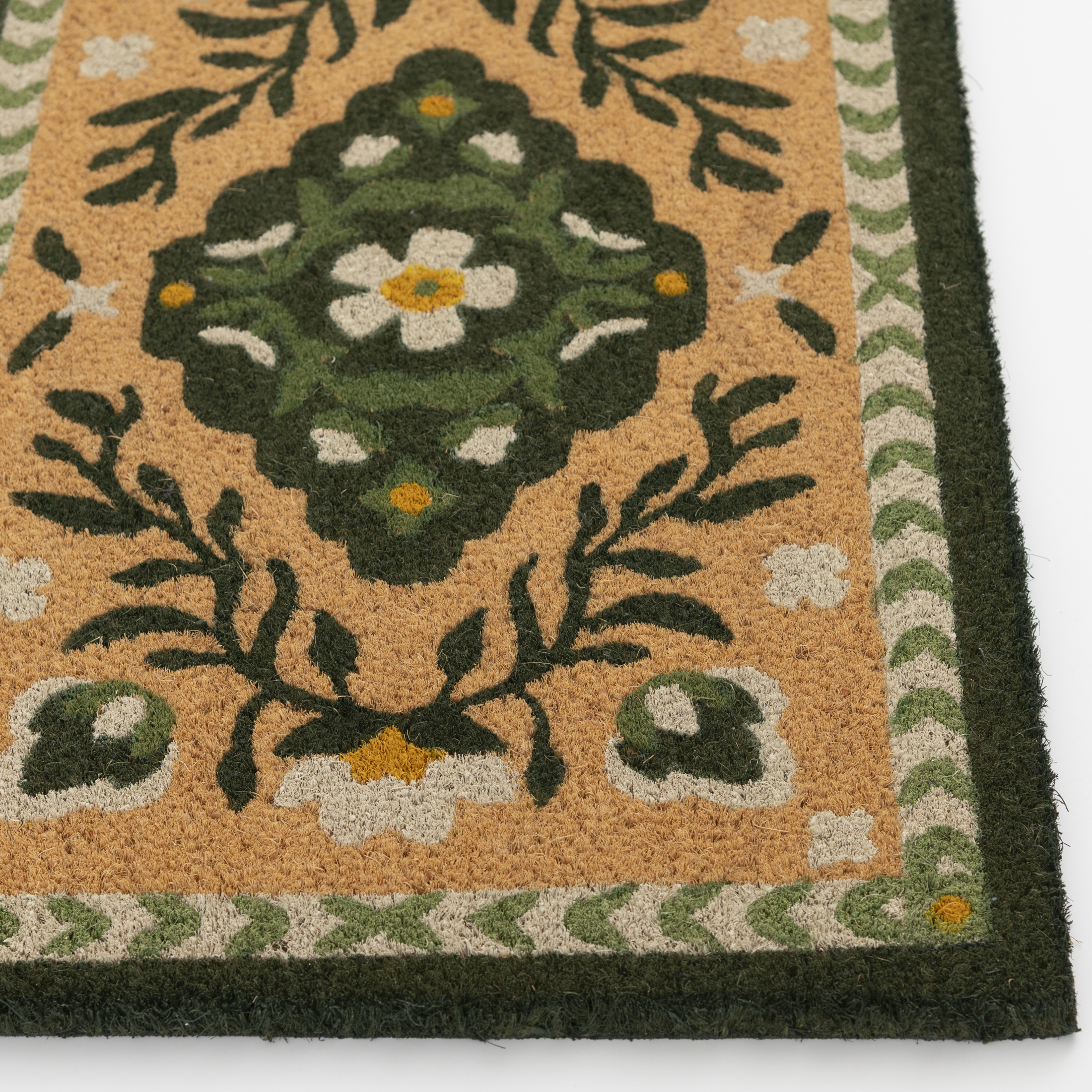 Home Decor Collection Green Persian Outdoor Doormat 18x30 photo 8