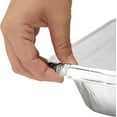 thumbnail image 3 of Half Size Deep Aluminum Disposable Pan with Aluminum Lid For Baking & Storing (60), 3 of 5