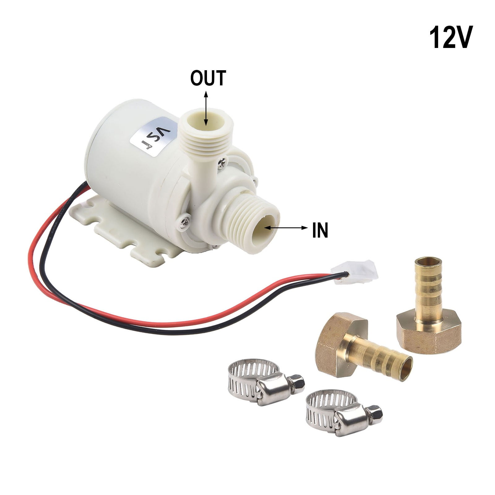 12V DC Quiet Solar Hot Water Circulation Pumps High Quality Coupler Homes Improvement Plumbing Accessories Solar Water Pumps Kit