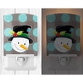 thumbnail image 2 of Caroline's Treasures BB8671CNL Christmas Snowman Ceramic Night Light, 6x4x3", multicolor, 2 of 2