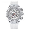 thumbnail image 4 of Reloj de cuarzo de tendencia de moda para hombre 7040 con calendario reloj luminoso con ventana transparente, 4 of 4