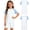 Light Blue, variant on iiniim Girls Special Needs Adaptive Clothing Autism Printed Short Sleeve Anti-strip Jumpsuit Sensory Friendly Clothes Yellow 6