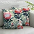 thumbnail image 3 of Shiartex  Painted Protea Pattern Throw Pillow Covers Sofa Pillowcase Car Square Throw Pillowcases Home Decoration, 3 of 5