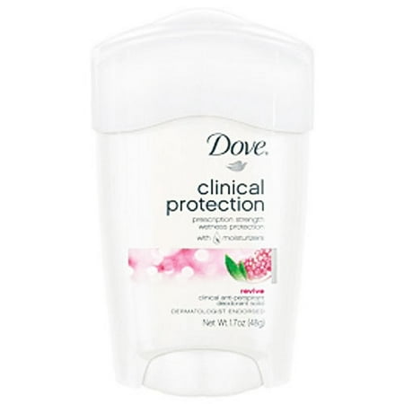 Dove Clinical Protection Antiperspirant And Deodorant Solid, Revive - 1.7 Oz, 3 Pack