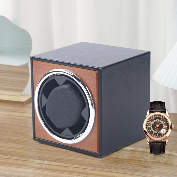 TFCFL Automatic Watch Winder Box Silent Rotation Watch Display Motor Dual Watches Winder Black 4