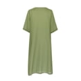 thumbnail image 3 of Pisexur Robe Grande Taille pour Femmes Ensemble Deux Pièces Robes d'Été - Robe Décontractée d'Été à Imprimé Floral Col Rond Sans Manches Jupe Longue en Chiffon, 3 of 6