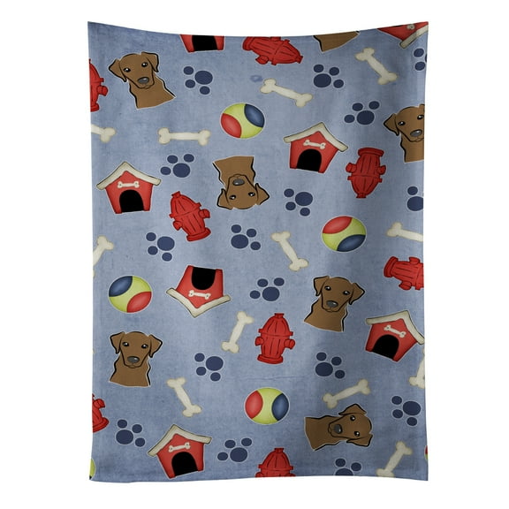 Carolines Treasures BB4013KTWL Dog House Collection Chocolate Labrador Kitchen Towel 15 X 28" multicolor