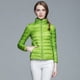thumbnail image 3 of Chaqueta corta de talla grande para mujer, chaqueta ajustada con cuello levantado, moda de invierno, 3 of 5
