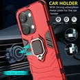 thumbnail image 5 of FIEWESEY for One Plus Nord 3 Phone Case, Shoftproof Military Grade Drop Protective Case with Kickstand Rugged Phone Case for One Plus Nord 3/One Plus ACE 2V (Red), 5 of 6