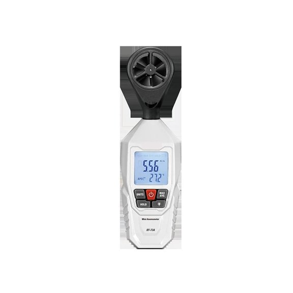 Handheld Mini Digital Anemometer Air Volume Wind Speed and Temperature Tester