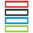 thumbnail image 1 of TREND ENTERPRISES INC (6 PK) POLKA DOTS DESK TOPPERS NAME 9951BN, 1 of 1