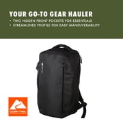 Ozark Trail 30L Commuter Backpack, with Laptop Compartment for Work or Travel, Black