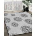thumbnail image 3 of Ahgly Company Machine Washable Indoor Round Transitional Gray Area Rugs, 8' Round, 3 of 7