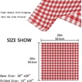 thumbnail image 4 of GZHJMY Chic Vintage Red Plaid Checkered Pattern Cloth Napkins, Set of 6 20 x 20 Inch Soft & Comfortable Polyester Dinner Napkin for Family, Restaurant, Weddings, Parties, 4 of 5