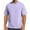 Purple, variant on Mens Shirts Short-Sleeved Solid Color Round Neck T-shirt Brown S T-shirts for Men