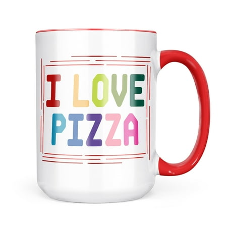 

Neonblond I Love Pizza Colorful Mug gift for Coffee Tea lovers