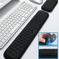thumbnail image 5 of FIXPARTS Wrist Rest for Computer Keyboard,Non-Slip Silicone Base, Soft Memory Desk Pad for Office, 5 of 7