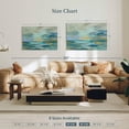 thumbnail image 4 of Elephant Stock Pastel Blue Sea Wall Art - Horizontal Canvas Wall Art - Living Room Wall Decor - Abstract Canvas - Blue And Yellow Decor By Silvia Vassileva - 39" x 26", 4 of 8