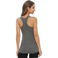 thumbnail image 4 of SURJDE Workout Tank Tops for Women Racerback Yoga Tanks Basic Athletic Activewear-4 Packs, 4 of 7