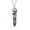 Amethyst, variant on Real Natural Black Obsidian Necklace for Women 24" with Lobster Clasp - Healing Crystal Necklaces for Women with Flower Wrapped Black Obsidian Pendant Jewelry Mothers Day Christmas Gifts
