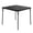 Black, variant on Homy Casa 34" Folding Card Table, Square Portable Game Night Dining Table for Camping, Black