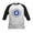 Black/White, variant on CafePress - Greek Mati Evil Eye 4 Baseball Jersey - Kids Cotton Baseball Jersey, 3/4 Sleeve Shirt