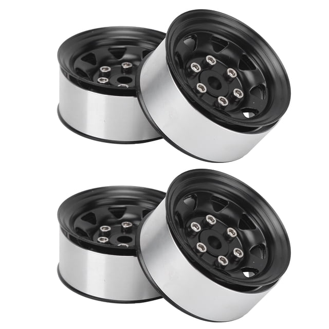 Llantas Beadlock ANGGREK 4 piezas 155 pulgadas cubos de llantas Beadlock RC