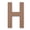 H, variant on 6 Pack: 8" Wood Block Letter by Make MarketÂ®