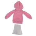 thumbnail image 2 of Ropa para muñecas BJD 1/3 perfecl Sudaderas con Capucha Plisada Blanca de Cosplay, 2 of 7