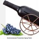 thumbnail image 3 of 1 estante de vino retro, botellero de metal con ruedas, decoración de estante de vino retro, estante de vino de hierro retro, estante de vino de metal independiente personalizado, para cocina, restau, 3 of 5