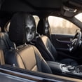 thumbnail image 6 of Scary Face Protector Covers for Cars, Car Headrest Covers, Ghost Face Headrest Covers, Car Headrest with Glowing-Eye Effects, Universal for Car Vehicle Truck SUV for Halloween Car Decor, Reusable, 6 of 7