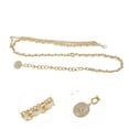 thumbnail image 4 of Unique Bargains 1 Pc Waist Chain Fashion Adjustable Waist Cord for Women White Gold Tone, 4 of 6