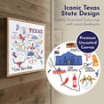 thumbnail image 3 of Crystal Art Gallery 15x15 Texas Canvas Framed Wall Art Decor with Texas State Outline, Rustic Farmhouse Americana Home Wall Decor, 3 of 11