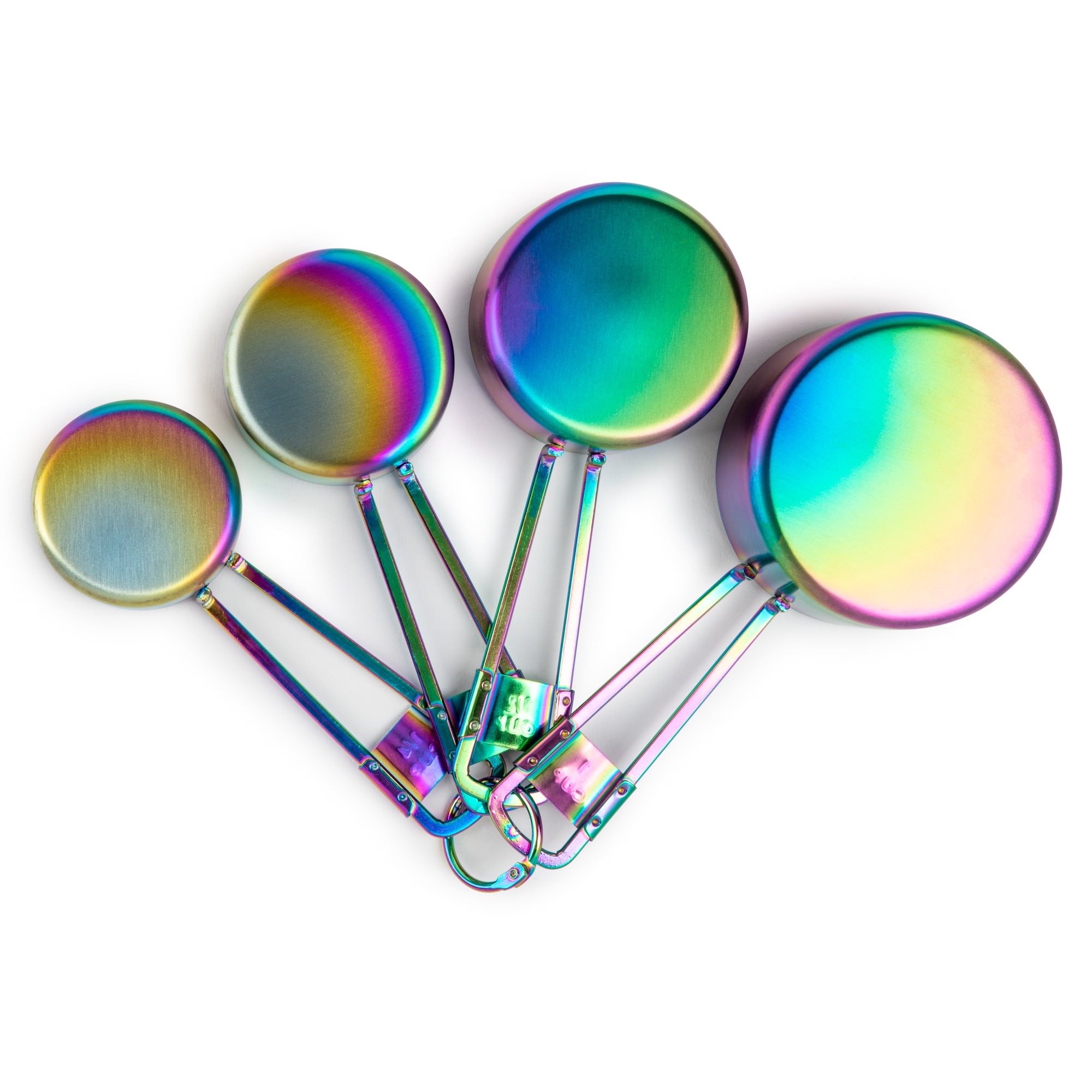 Colorful Stainless Steel Measuring Cups With Stackable - Temu