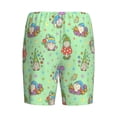 thumbnail image 2 of Lsque Spring Gnome Mens Sleep Pajama Shorts,Short Pajama Pants, Cotton Ultra-Soft Knit-Medium, 2 of 9