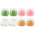 thumbnail image 3 of WESIEVYA 8Pcs Small Sample Jars For Women Daily Use Tight Seal Pink Round, 3 of 8